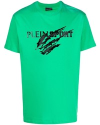 Plein Sport Logo Print T Shirt