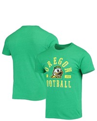 LEAGUE COLLEGIATE WEA R Heathered Green Oregon Ducks Football Focus Victory Falls Tri Blend T Shirt In Heather Green At Nordstrom