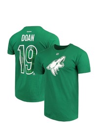 Reebok Shane Doan Kelly Green Arizona Coyotes St Patricks Day Name Number T Shirt