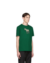 Ps By Paul Smith Ssense Green Zebra Regular Fit T Shirt