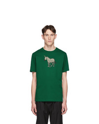 Ps By Paul Smith Ssense Green Zebra Regular Fit T Shirt
