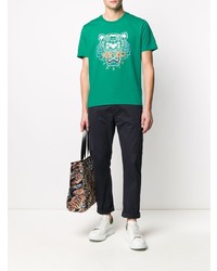 Kenzo Tiger Head Print T Shirt