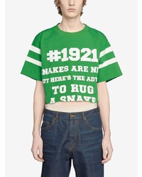 Gucci To Hug A Snake Cropped T Shirt