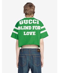 Gucci To Hug A Snake Cropped T Shirt