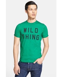 DSQUARED2 Wild Thing Vintage Dyed Graphic T Shirt