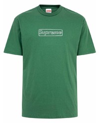 Supreme X Kaws Chalk Logo T Shirt