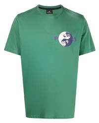 PS Paul Smith Yin Yang Monkey Print Short Sleeve T Shirt