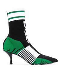 Dolce & Gabbana Lori Sock Style Ankle Boots