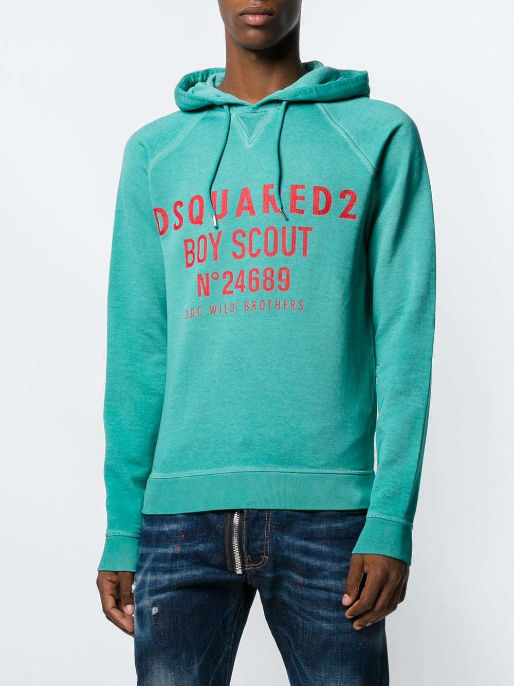 DSQUARED2 Boy Scout Printed Hoodie 