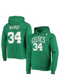Mitchell & Ness Paul Pierce Kelly Green Boston Celtics Hardwood Classics Name Number Pullover Hoodie At Nordstrom