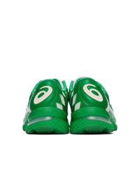 Kiko Kostadinov Green And White Asics Edition Gel Kiril Sneakers