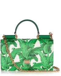 Dolce & Gabbana Von Banana Leaf Print Cross Body Bag
