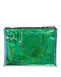 Marc Jacobs Blue And Green The Iridescent Flat Pouch