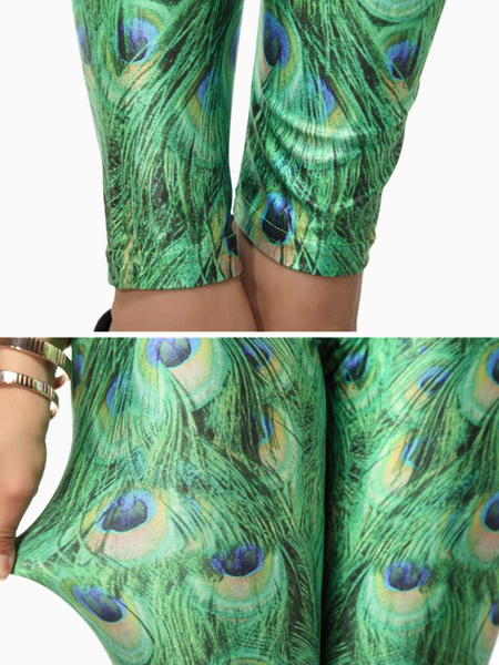 Buy Teal Green Leggings for Women by LAGI Online | Ajio.com