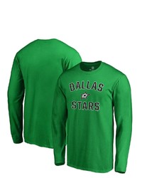 FANATICS Branded Kelly Green Dallas Stars Team Victory Arch Long Sleeve T Shirt At Nordstrom