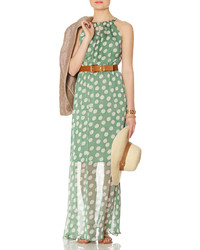 The Limited Printed Halter Maxi Dress