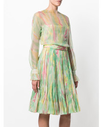 Christian Dior Vintage Haute Couture Print Dress
