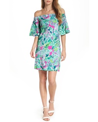 Lilly Pulitzer Fawcett Off The Shoulder Dress