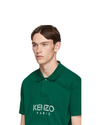 Kenzo Green Jersey Skate Polo