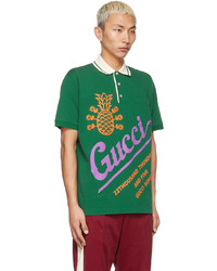 Gucci Green Musixmatch Edition 22705 Polo T Shirt
