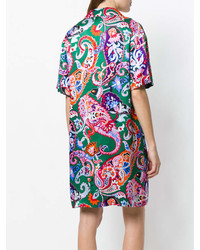 Kenzo Paisley Pattern Shirt Dress