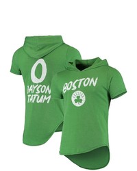 FANATICS Branded Jayson Tatum Heathered Kelly Green Boston Celtics Hoodie Tri Blend T Shirt At Nordstrom