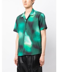 Karl Lagerfeld Abstract Print Short Sleeve Shirt