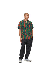 Wacko Maria Green Hawaiian Type 6 Short Sleeve Shirt