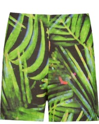 Osklen Foliage Print Shorts