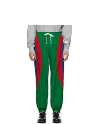 Gucci Red And Green Waterproof Jogging Lounge Pants