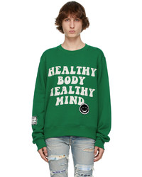 Amiri Green A Love Movet Edition Healthy Body Sweatshirt