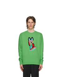 MAISON KITSUNÉ Green Fox Sweatshirt