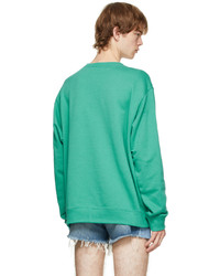 Gucci Green Freya Hartas Edition Iccug Sweatshirt