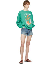 Gucci Green Freya Hartas Edition Iccug Sweatshirt