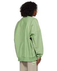A. A. Spectrum Green Geoflow Sweatshirt