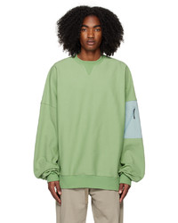 A. A. Spectrum Green Geoflow Sweatshirt