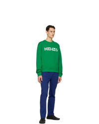 Kenzo Green Logo Sweatshirt