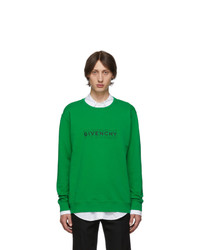 Givenchy Green Logo Sweatshirt