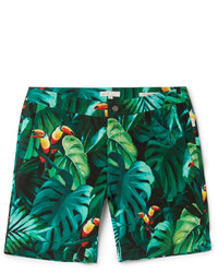 Onia Calder Long Length Printed Swim Shorts