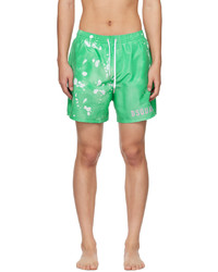 DSQUARED2 Green Bleached Swim Shorts