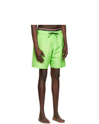 Versace Underwear Green Medusa Swim Shorts