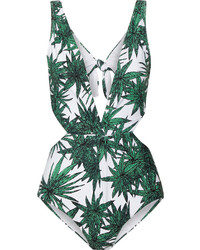 Mara Hoffman Harvest Cutout Printed Swimsuit