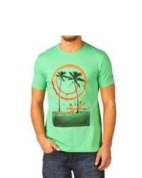 Green Print T-shirt