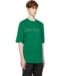 Cottweiler Green Holographic Logo T Shirt
