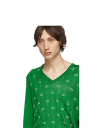 Gucci Green Gg Sweater