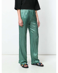Faith Connexion Flared Embroidered Trousers
