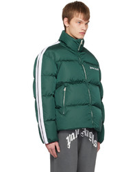 Palm Angels Green Classic Track Down Jacket