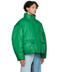 Ader Error Green Mestan Puffer Jacket