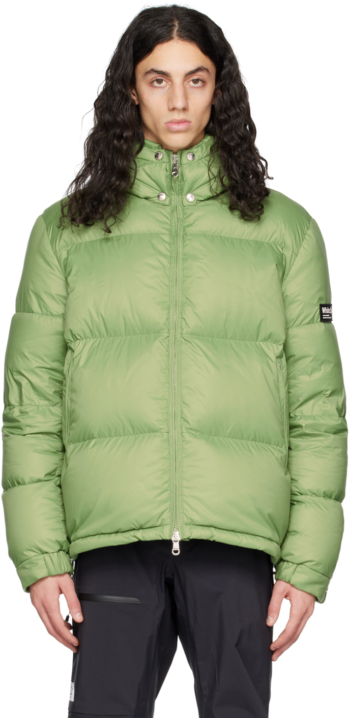 White:Space Green Scott Down Jacket, $1,000 | SSENSE | Lookastic