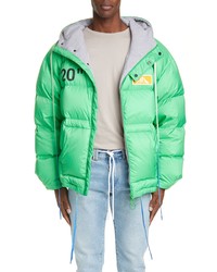 Off-White Hooded Down Puffer Coat
